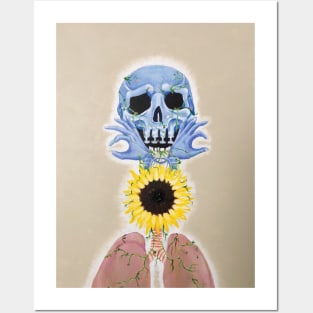 Surreal Skeleton Posters and Art